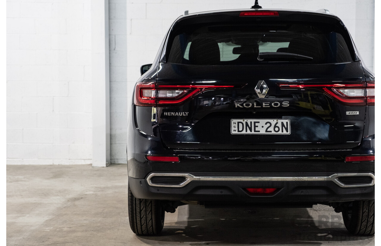 01/2017 Renault Koleos Intens X-Tronic (4x4) XZG 4d Wagon Metallic Black 2.5L