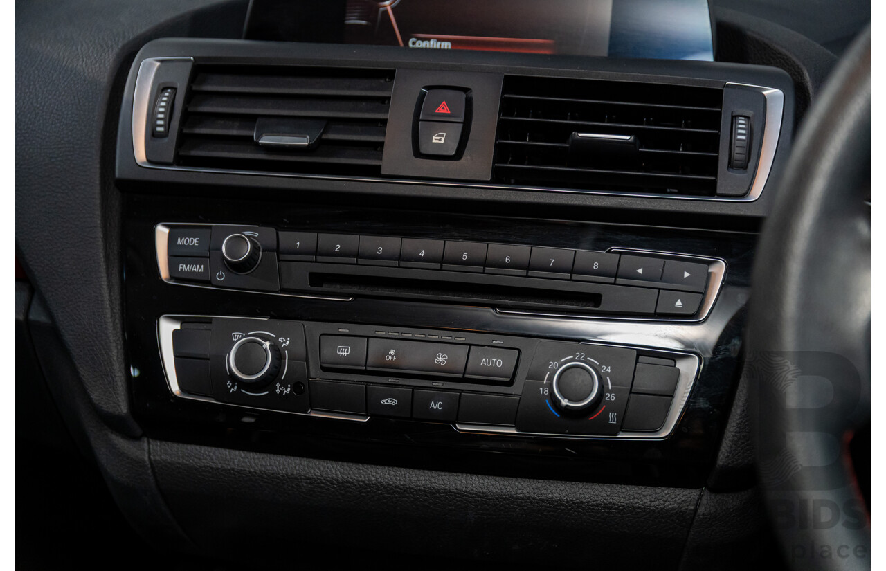 06/2016 BMW 118i Sport Line (RWD) F20 LCI 5d Hatchback Alpine White Turbo 1.5L