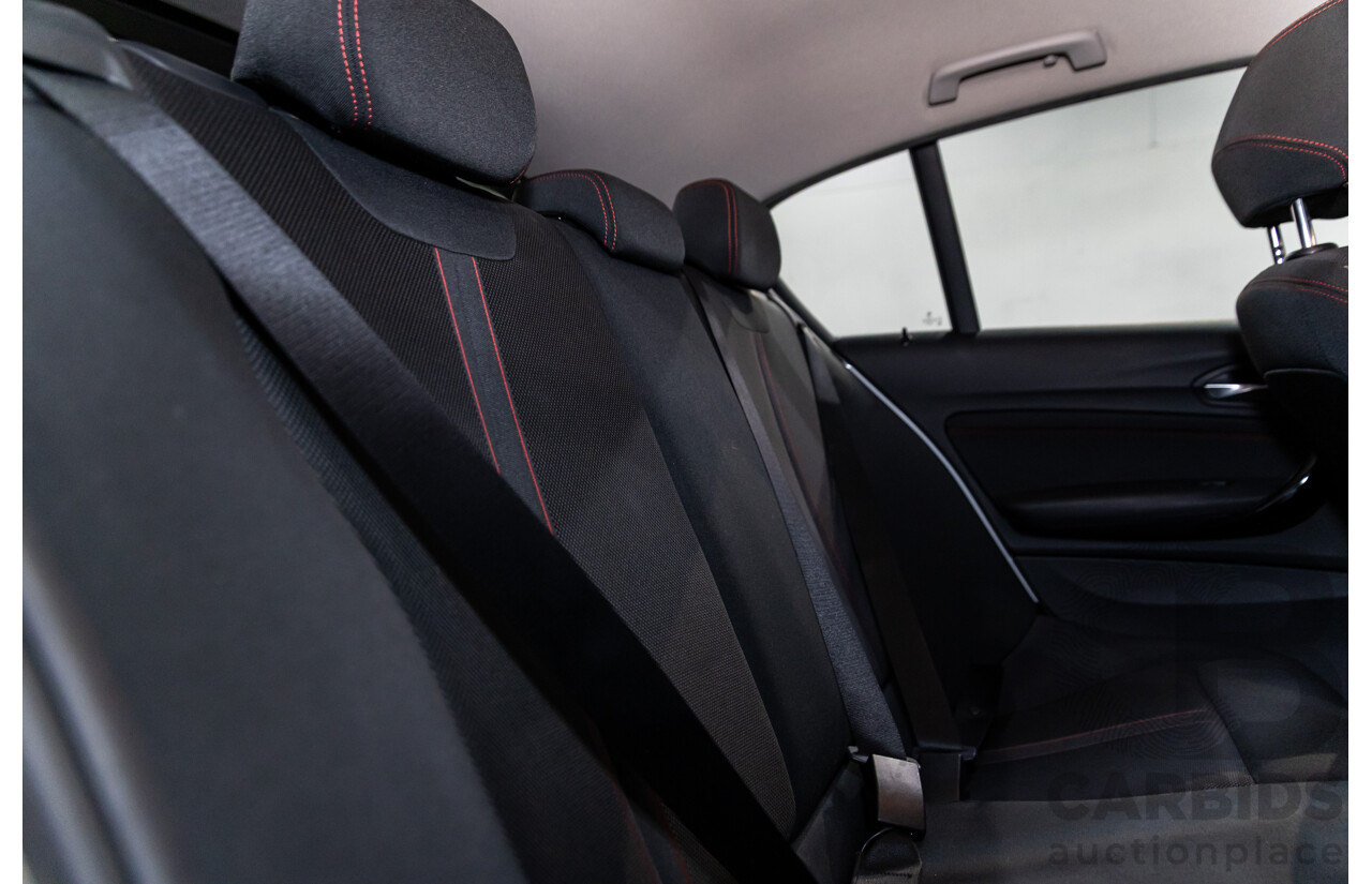 06/2016 BMW 118i Sport Line (RWD) F20 LCI 5d Hatchback Alpine White Turbo 1.5L