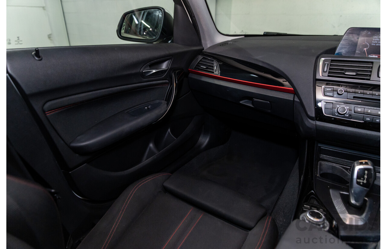 06/2016 BMW 118i Sport Line (RWD) F20 LCI 5d Hatchback Alpine White Turbo 1.5L