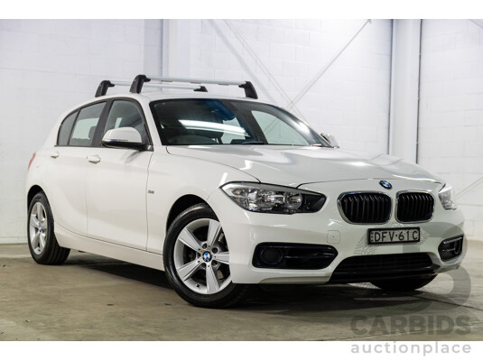 06/2016 BMW 118i Sport Line (RWD) F20 LCI 5d Hatchback Alpine White Turbo 1.5L
