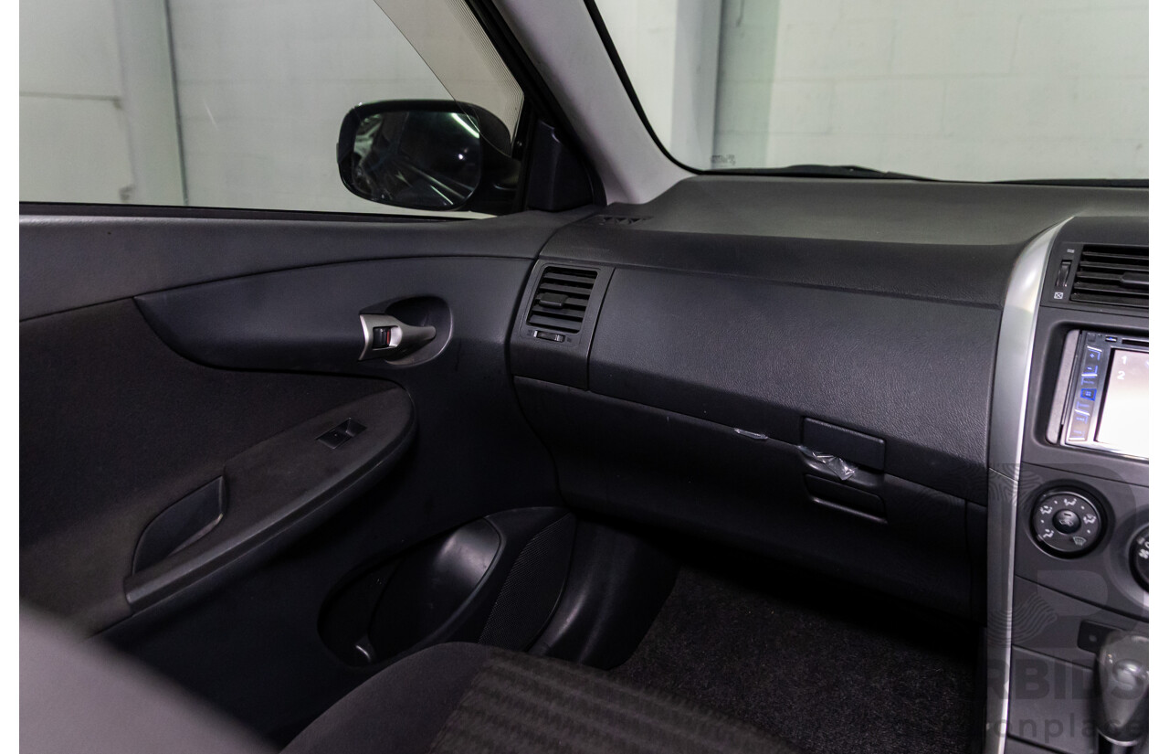 2/2012 Toyota Corolla Ascent Sport ZRE152R MY11 4d Sedan Graphite Grey Metallic 1.8L