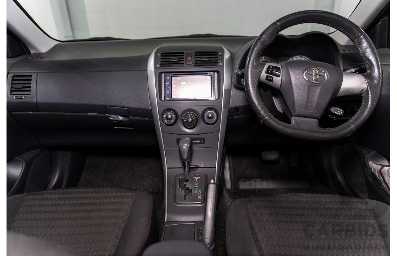 2/2012 Toyota Corolla Ascent Sport ZRE152R MY11 4d Sedan Graphite Grey Metallic 1.8L