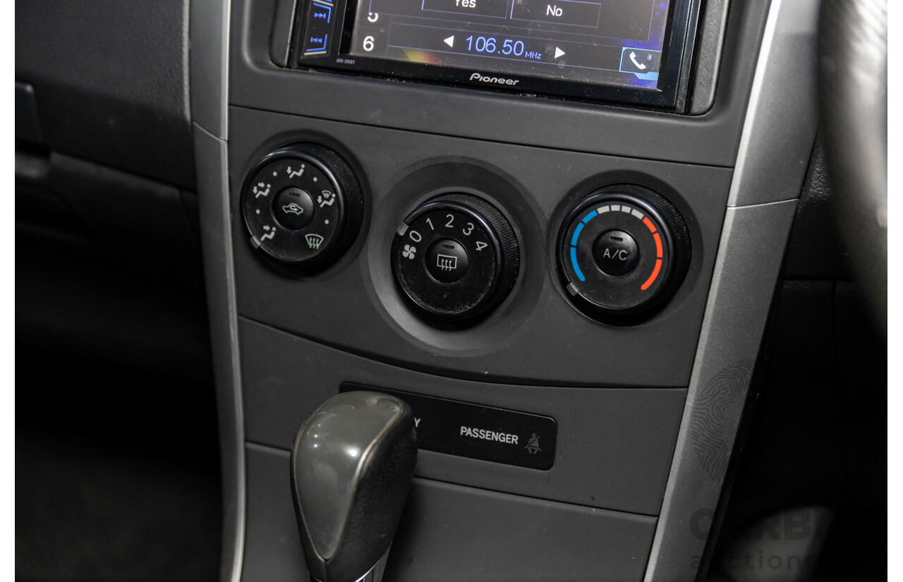 2/2012 Toyota Corolla Ascent Sport ZRE152R MY11 4d Sedan Graphite Grey Metallic 1.8L