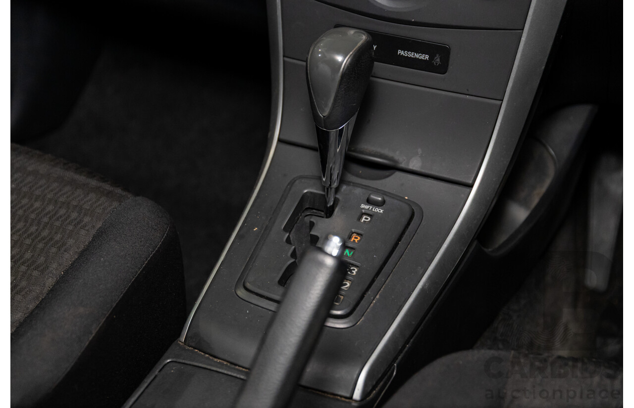 2/2012 Toyota Corolla Ascent Sport ZRE152R MY11 4d Sedan Graphite Grey Metallic 1.8L