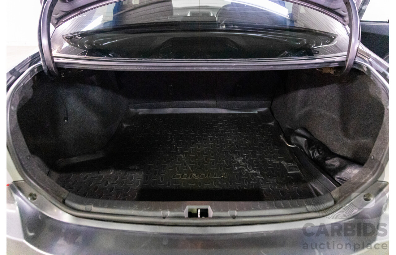 2/2012 Toyota Corolla Ascent Sport ZRE152R MY11 4d Sedan Graphite Grey Metallic 1.8L