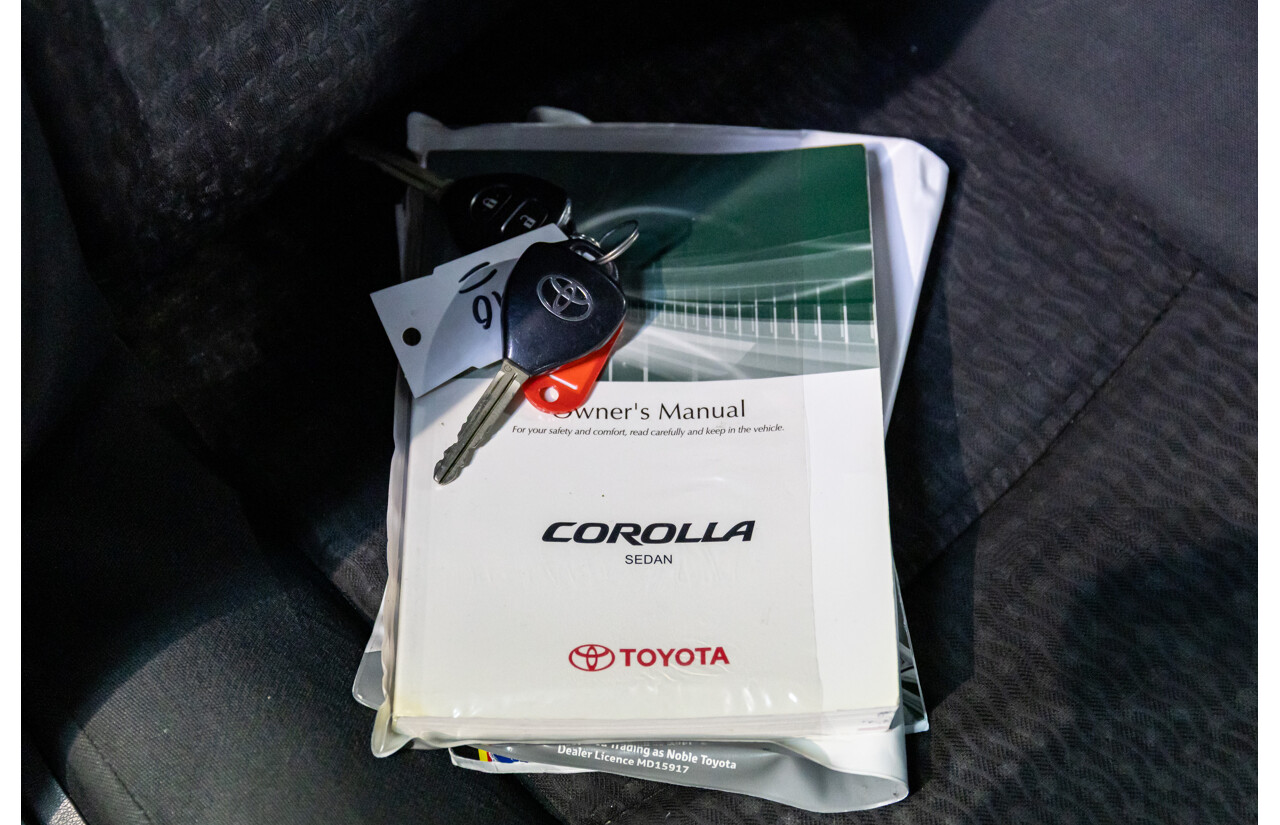 2/2012 Toyota Corolla Ascent Sport ZRE152R MY11 4d Sedan Graphite Grey Metallic 1.8L