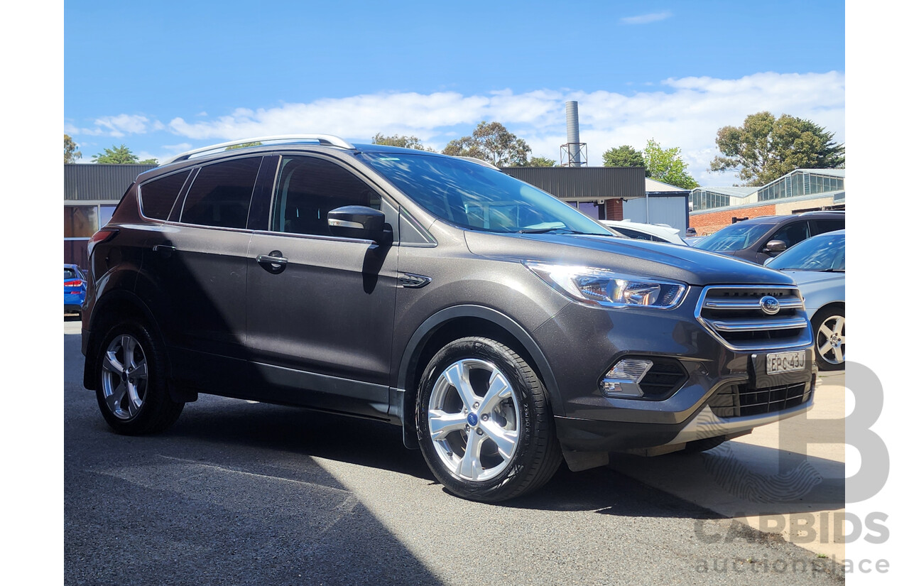 6/2018 Ford Escape Trend ZG MY18 4d Wagon Grey 1.5L