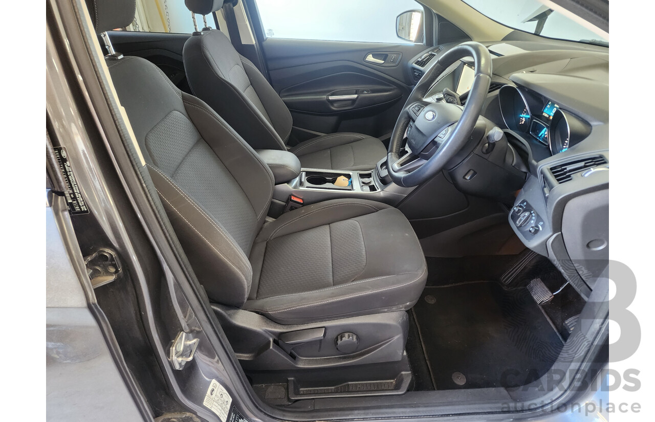6/2018 Ford Escape Trend ZG MY18 4d Wagon Grey 1.5L