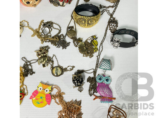 Parliament of Owl Jewellery Including Necklaces Bracelets and More