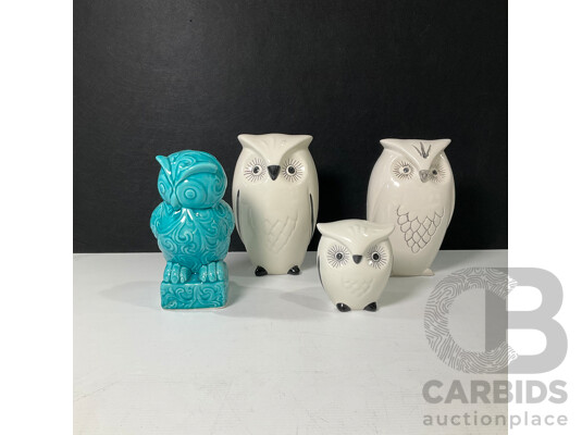 Parliament of Ceramic Owls