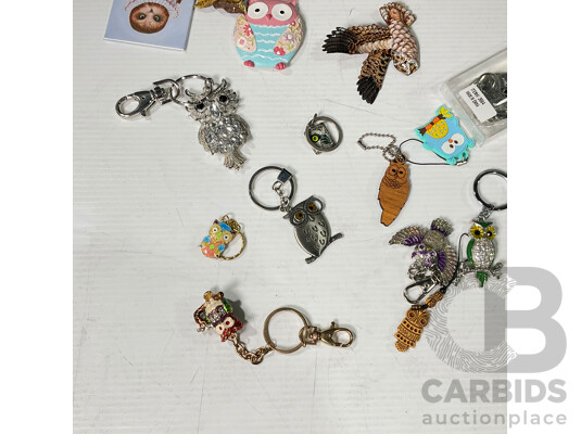 Parliament of Owls Including Keyrings and Magnets