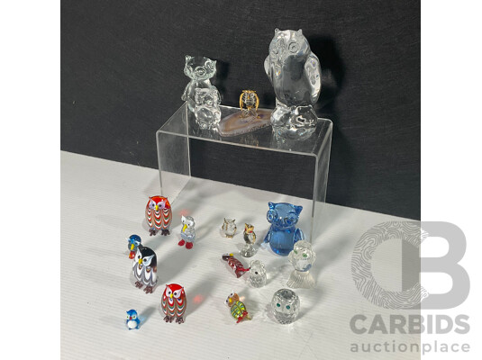 Parliament of Decorative Glass Owls