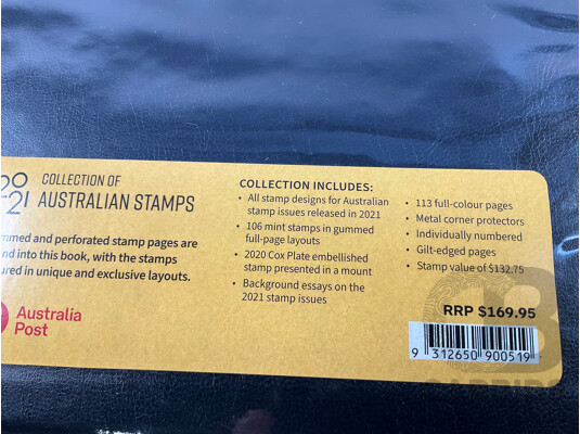 Australian 2021 Annual Stamp Album - Face Value $132