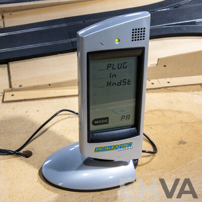 Large Mounted Scalextric Track on Board