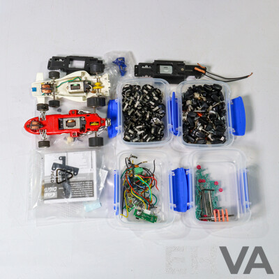 Large Collection Scalextric Related Parts and Accessories