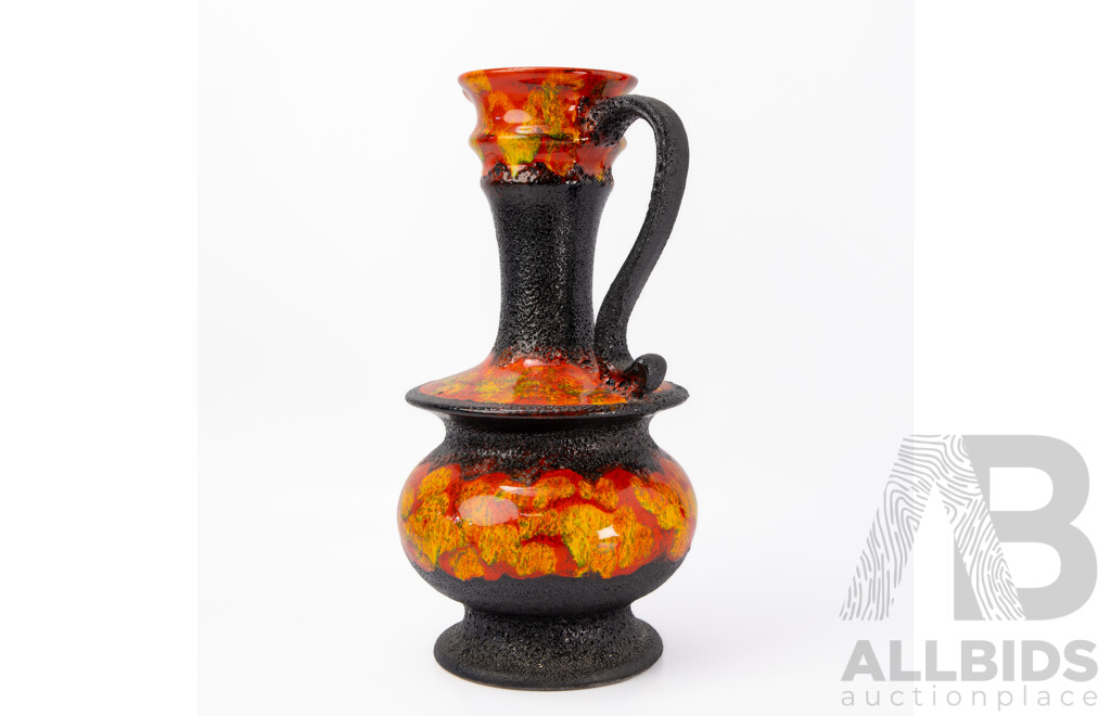 Vintage West German Fat Lava Single Handled Jug by Walter Gerhards Keramik