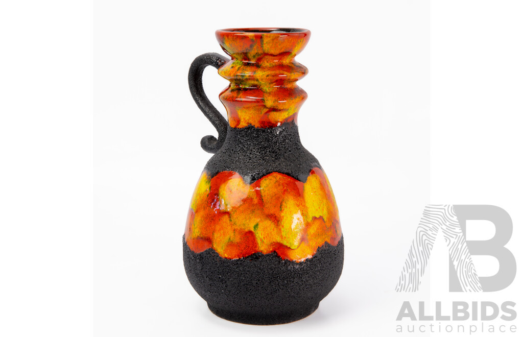 Vintage West German Fat Lava Jug by Walter Gerhards Keramik