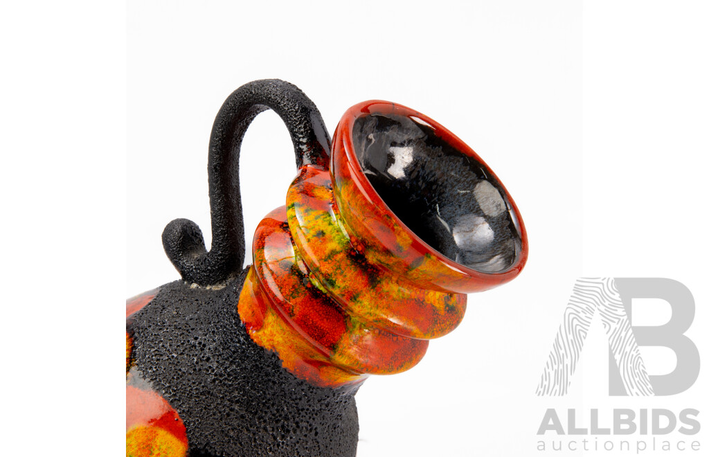 Vintage West German Fat Lava Jug by Walter Gerhards Keramik