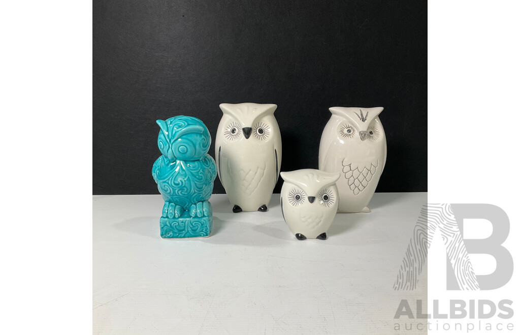 Parliament of Ceramic Owls