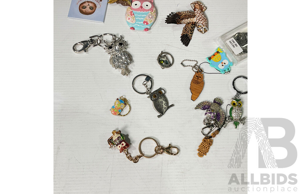Parliament of Owls Including Keyrings and Magnets