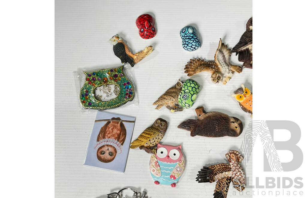 Parliament of Owls Including Keyrings and Magnets