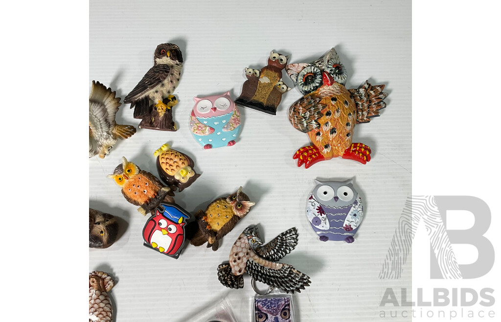 Parliament of Owls Including Keyrings and Magnets