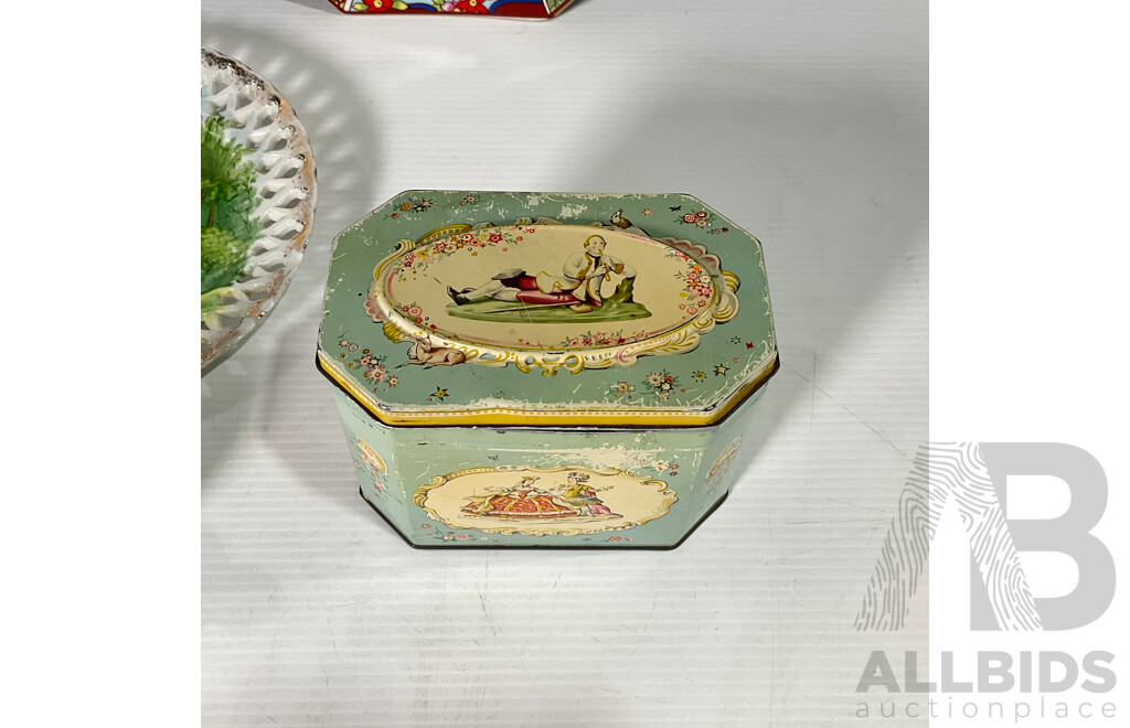 Collection of Tableware Including Miniature Jug, Plate and Decorative Spoons