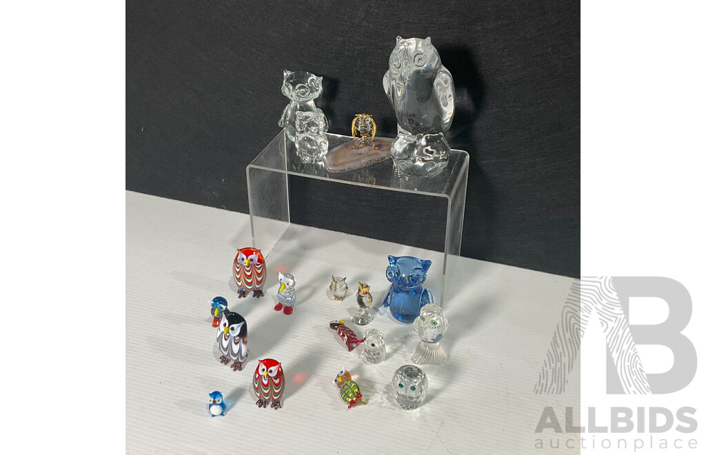 Parliament of Decorative Glass Owls