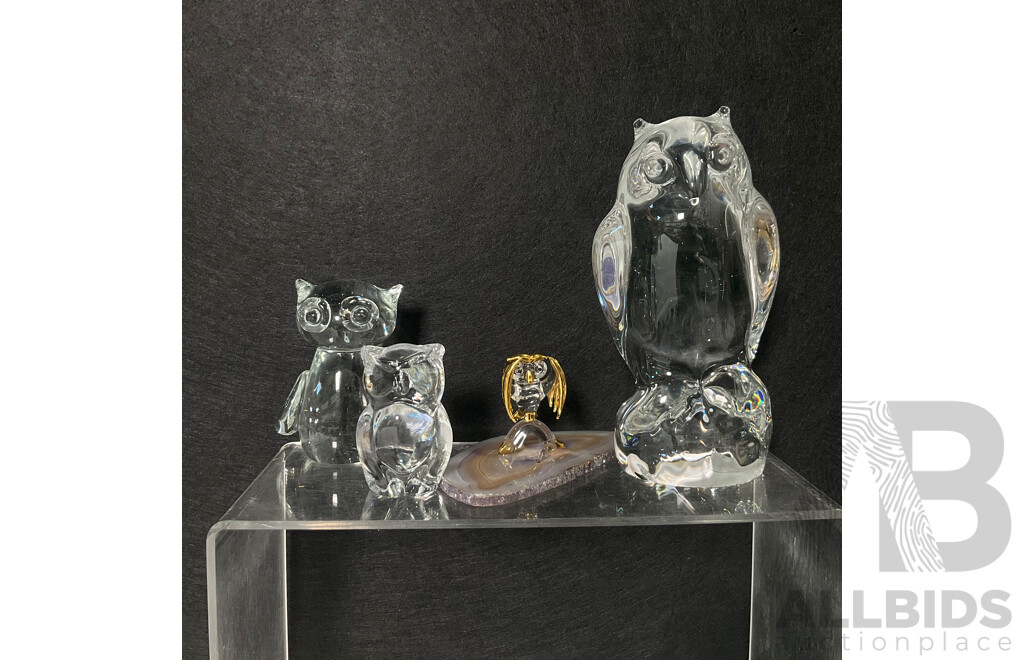 Parliament of Decorative Glass Owls