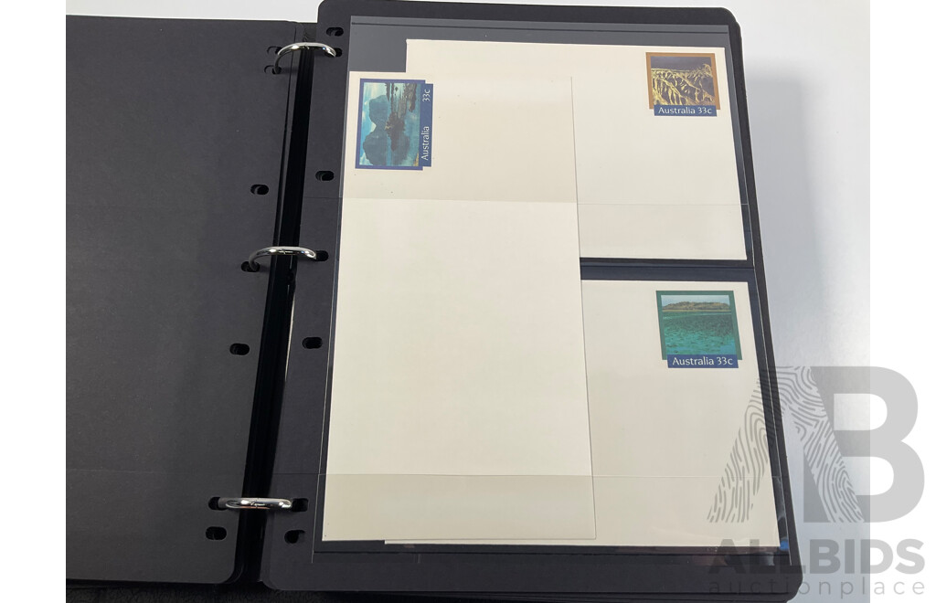 Album of Australian First Day Covers and Pre Stamped Envelopes, Examples Spanning 1982 to 1988
