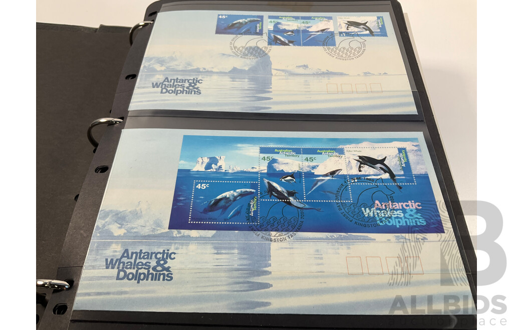 Album of Australian Territories First Day Covers and Mint Stamps Spanning 1991 to 2011