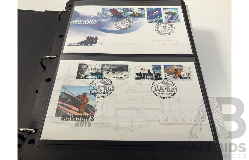 Album of Australian Territories First Day Covers and Mint Stamps Spanning 1991 to 2011