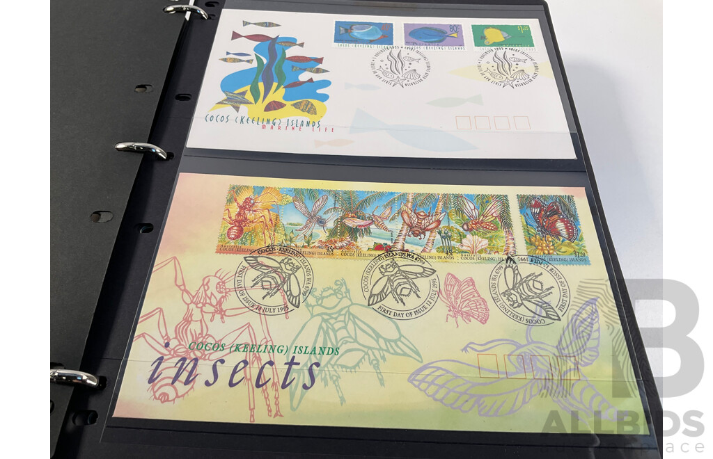 Album of Australian Territories First Day Covers and Mint Stamps Spanning 1991 to 2011