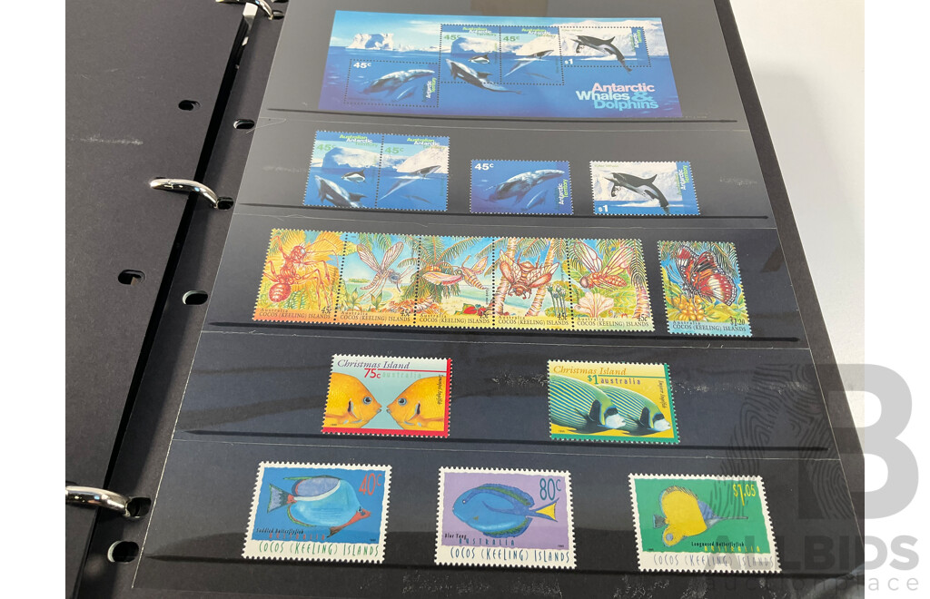 Album of Australian Territories First Day Covers and Mint Stamps Spanning 1991 to 2011