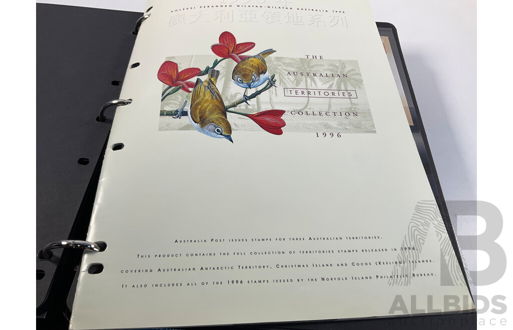 Album of Australian Territories First Day Covers and Mint Stamps Spanning 1991 to 2011