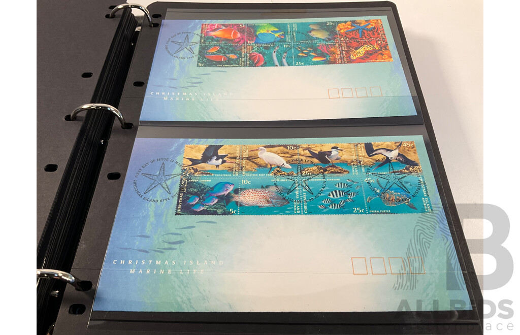 Album of Australian Territories First Day Covers and Mint Stamps Spanning 1991 to 2011