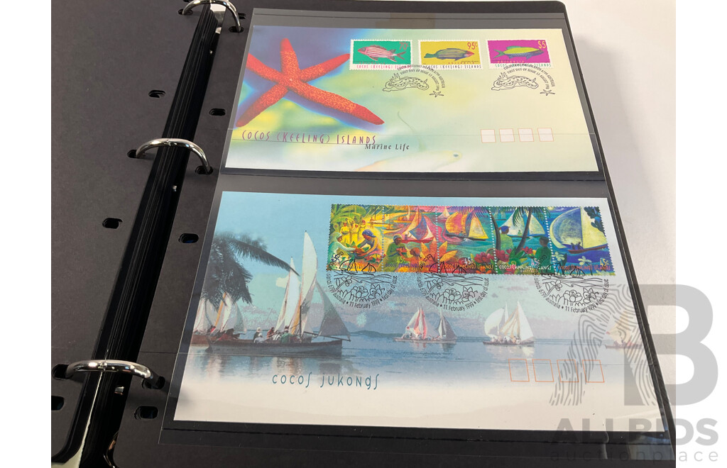 Album of Australian Territories First Day Covers and Mint Stamps Spanning 1991 to 2011