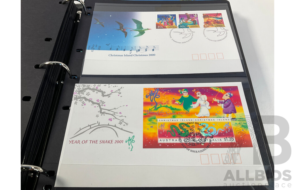 Album of Australian Territories First Day Covers and Mint Stamps Spanning 1991 to 2011
