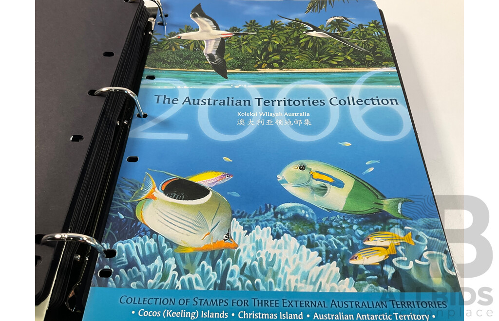 Album of Australian Territories First Day Covers and Mint Stamps Spanning 1991 to 2011