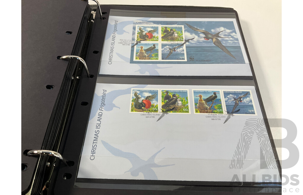 Album of Australian Territories First Day Covers and Mint Stamps Spanning 1991 to 2011