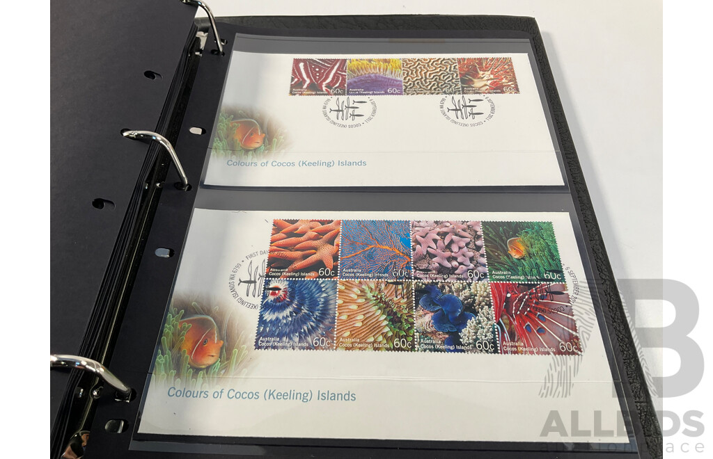 Album of Australian Territories First Day Covers and Mint Stamps Spanning 1991 to 2011