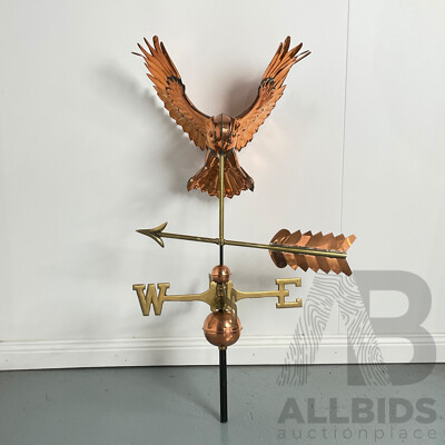 Copper Owl Weathervane