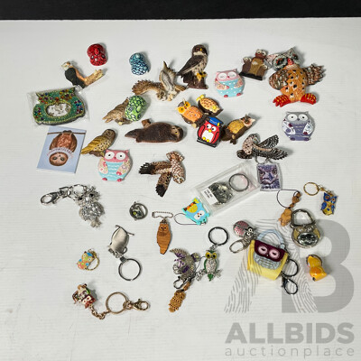 Parliament of Owls Including Keyrings and Magnets