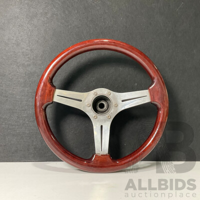 Autotecnica Woodgrain Steering Wheel