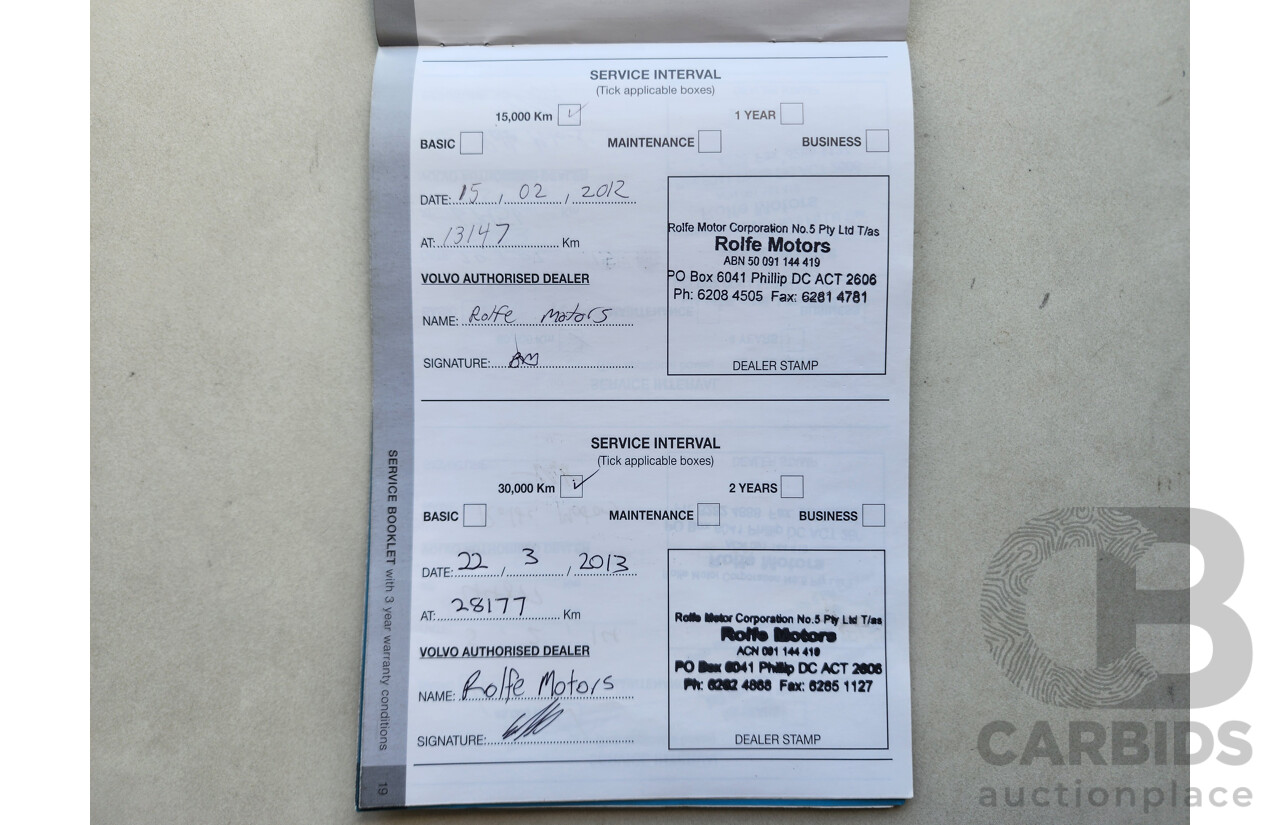 3/2011 Volvo S40 T5 S MY11 4d Sedan Silver 2.5L