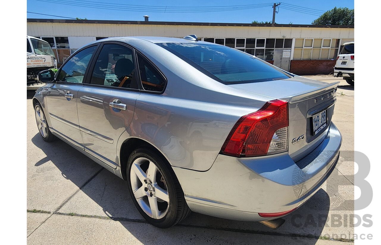 3/2011 Volvo S40 T5 S MY11 4d Sedan Silver 2.5L