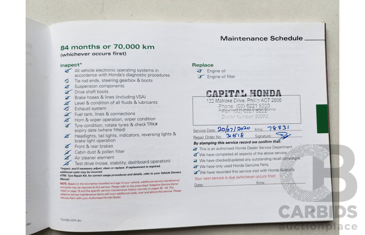 5/2015 Honda Hr-V VTi  4d Wagon White 1.8L