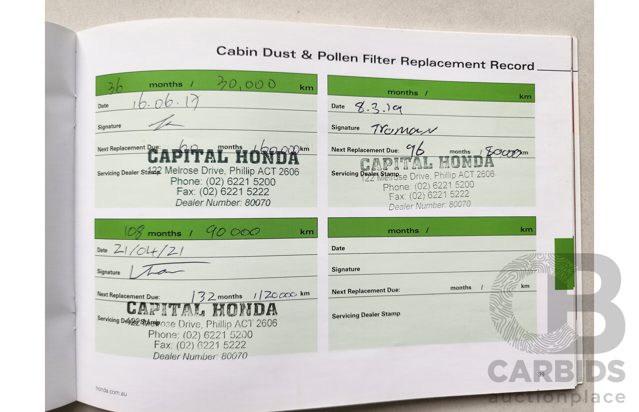 5/2015 Honda Hr-V VTi  4d Wagon White 1.8L