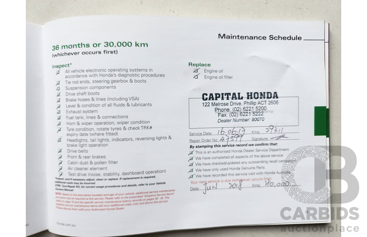 5/2015 Honda Hr-V VTi  4d Wagon White 1.8L